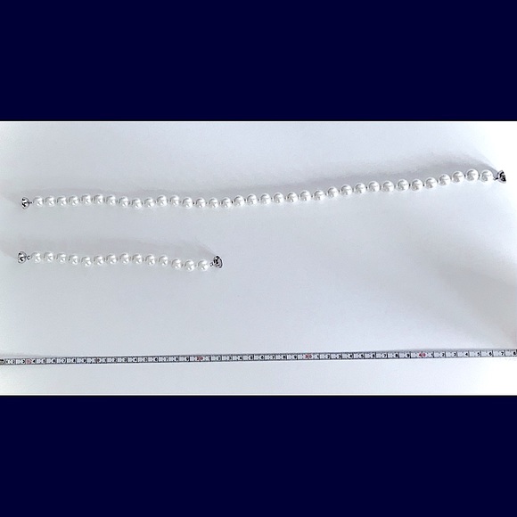 Pearl necklace and matching bracelet - Picture 3 of 4